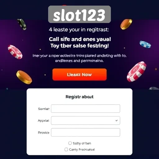 Proses Registrasi Mudah di Slot123 untuk Pemain Baru